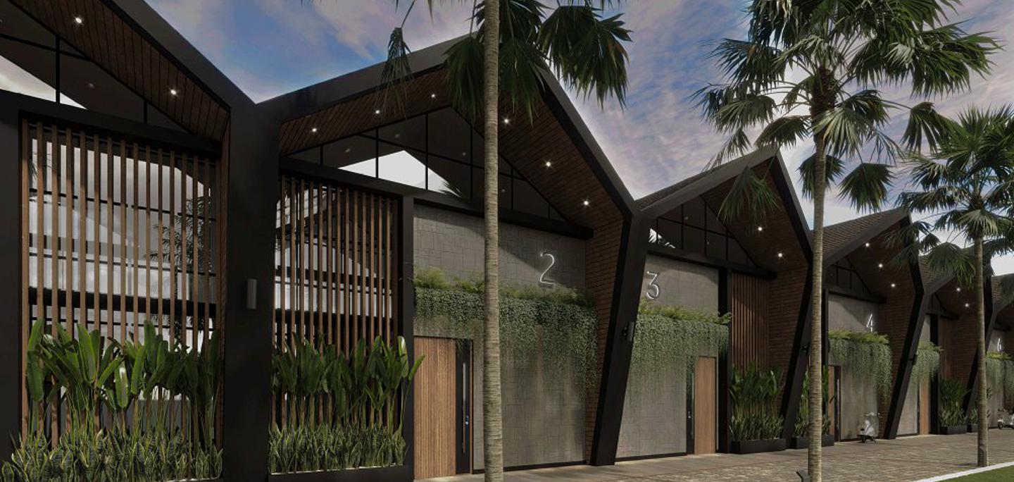 Меблированные таунхаусы, апартаменты и виллы с бассейнами в 300 метрах от пляжа, Берава, Бали