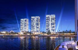 Современные апартаменты с балконом и видом на море в новом жилом комплексе с бассейном, недалеко от пляжа, Хадера, Израиль за $513 000
