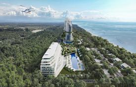 Продается современная квартира на 8 этаже с видом на лес, 1+1 в новом 9-ти этажном ЖК, район Шекветили за $256 000