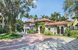 Роскошная вилла с частным садом, бассейном, спа-салоном, доком и террасой, Майами, США за 20 974 000 €