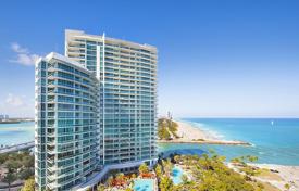 Уютная квартира с видом на океан в резиденции на первой линии от пляжа, Бал Харбор, Флорида, США за $958 000