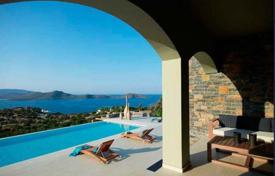 Новая вилла с бассейном и видом на море рядом с пляжем, Элунда, Греция за 12 200 € в неделю