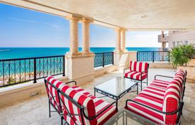 Четырехкомнатные светлые апартаменты на берегу океана в Фишер Айленд, Флорида, США за 4 229 000 €