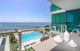 Элитные апартаменты с видом на океан в резиденции на первой линии от пляжа, Ки Бискейн, Флорида, США за $3 795 000