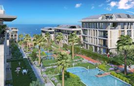 Новые апартаменты с видом на море в престижной резиденции на берегу моря с садами и спа, Стамбул, Турция за $389 000