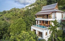 Комфортабельная вилла с террасой, бассейном и видом на море в современной резиденции, недалеко от пляжа, Сурин, Таиланд за $1 610 000