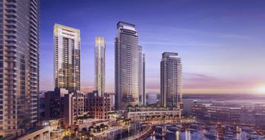 Элитные апартаменты с панорамным видом в резиденции Creekside 18 с бассейнами и тренажерным залом рядом с гаванью, Dubai Creek Harbour, ОАЭ