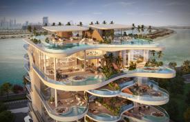 Новый трехуровневый пентхаус с собственным бассейном, спа-зоной и лифтом в 150 метрах от моря, Palm Jumeirah, Дубай, ОАЭ за $40 593 000