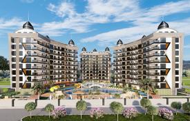 Трехкомнатные апартаменты с собственным бассейном в новой элитной резиденции с пляжем и фитнес-центром, Паяллар, Турция за $203 000