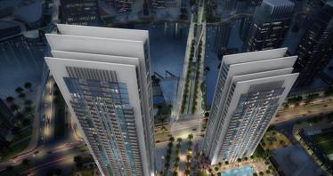 Просторные светлые апартаменты с панорамным видом в проекте Creek Gate, район Dubai Creek Harbour, ОАЭ