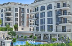 Новый пентхаус с балконами в резиденции с бассейнами, садом и фитнес-центрами, Оба, Турция за $345 000