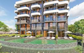 Двухуровневая квартиры с панорамным видом на море в новой резиденции с садом, бассейном и спа-зоной, в 800 метрах от пляжа, Каргыджак за 187 000 €