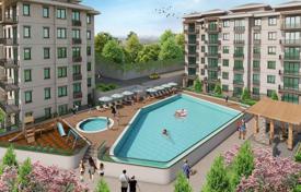 Новые двухуровневые апартаменты в охраняемой резиденции с бассейном и садами, в престижном районе, Стамбул, Турция за $351 000
