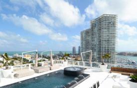Элитный пентхаус с видом на океан в резиденции на первой линии от пляжа, Майами-Бич, Флорида, США за 11 177 000 €
