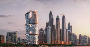 Высотная резиденция Cavalli Tower в 850 метрах от частного пляжа, недалеко от Пальмы Джумейра и центра города, район Dubai Marina, Дубай
