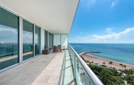 Светлые апартаменты с видом на океан в резиденции на первой линии от пляжа, Бал Харбор, Флорида, США за $4 850 000