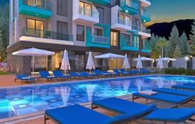 Элитные квартиры в новой резиденции с бассейном, садом и детской площадкой, рядом с Пляжем Клеопатры, Аланья, Турция за 190 000 €