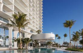 Комфортабельные угловые апартаменты с террасой и видом на океан в здании с бассейном, Санни Айлс Бич, США за 4 807 000 €
