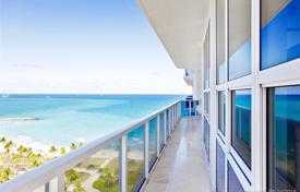 Меблированная квартира с видом на океан в резиденции на первой линии от пляжа, Бал Харбор, Флорида, США за $2 800 000