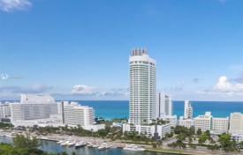 Современная студия с видом на океан в резиденции на первой линии от пляжа, Майами-Бич, Флорида, США за $750 000
