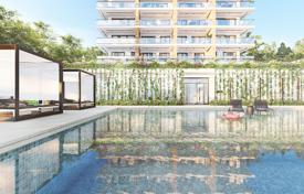 Новые качественные квартиры в резиденции с бассейном и садом, в 650 метрах от пляжа, Авсаллар, Турция за $141 000