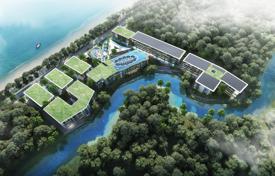 Новая квартира-студия с видом на реку в комплексе прямо на пляже Банг Тао, Пхукет, Таиланд за $160 000