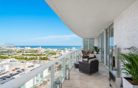 Двуспальная отремонтированная квартира на первой линии от океана в Майами-Бич, Флорида, США за $1 350 000