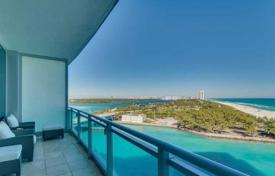 Меблированная квартира с видом на океан в резиденции на первой линии от пляжа, Бал Харбор, Флорида, США за $954 000