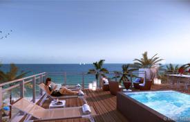 Современная трехэтажная вилла с бассейном, гаражом, террасой и видом на океан, Холливуд, США за $1 699 000