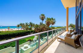 Элитные дуплекс-апартаменты с видом на океан в резиденции на первой линии от пляжа, Майами-Бич, Флорида, США за $6 750 000