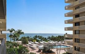 Трёхкомнатная квартира с видом на океан в резиденции на первой линии от пляжа, Бал Харбор, Флорида, США за $931 000
