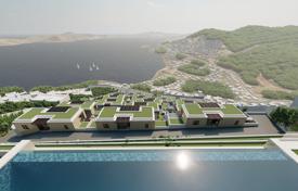 Новые виллы под гражданство в Ялыкавак (Бодрум) с панорамным видом на море, собственным гаражом бассейном системой «Умный дом», теплым полом за $1 609 000