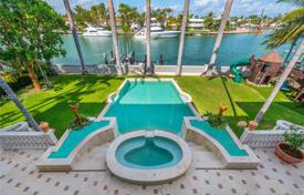 Роскошная вилла с частным бассейном, частной набережной, террасами, спа-центром и видом на океан, Майами-Бич, США за 13 750 000 €