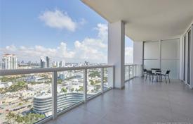 Элитная квартира с видом на город в резиденции на первой линии от пляжа, Майами-Бич, Флорида, США за $2 595 000